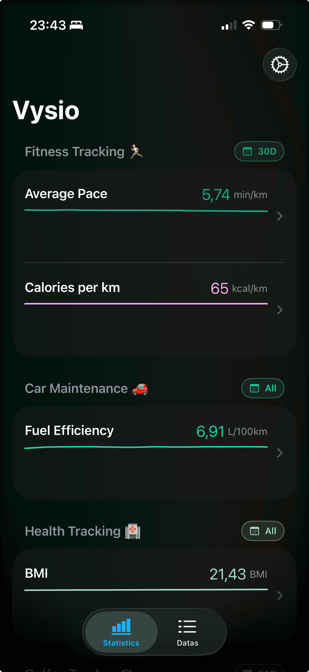 Vysio App Screenshot